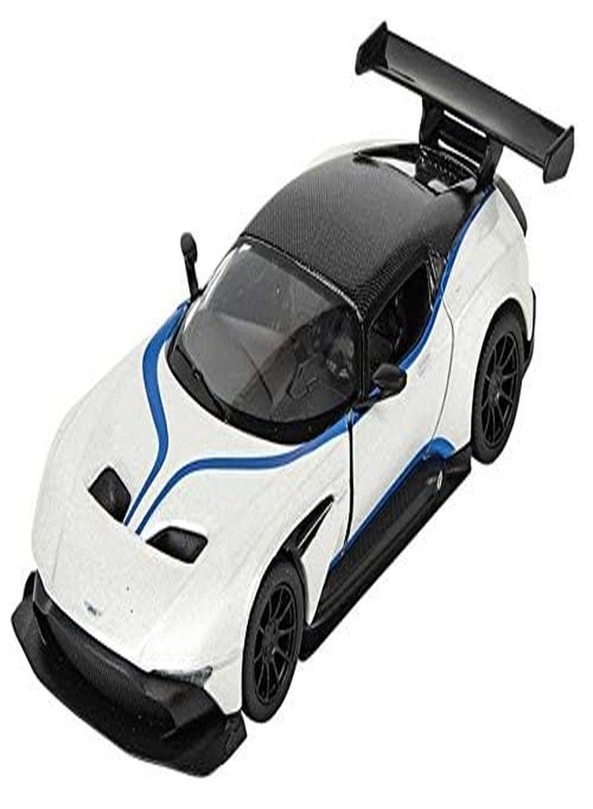 ماياترا سيارة أستون مارتن فولكان من ماياترا كينز مارت، نموذج مصبوب بمقياس 1:38 - نسخة طبق الأصل من سيارة رياضية فاخرة لهواة الجمع (أبيض) - Image 1